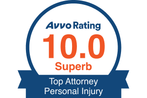 Avvo 10 / Top Attorney Personal Injury - Badge