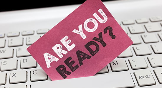 Are you ready - text